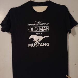 Mustang t-shirt for old guys